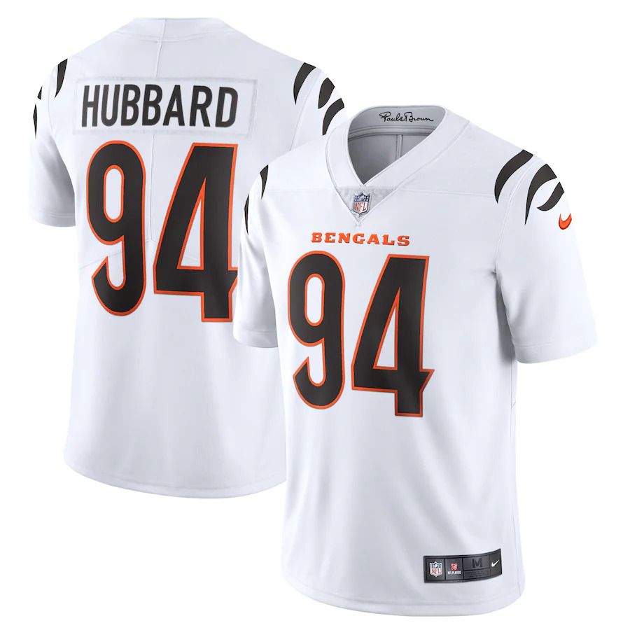 Men Cincinnati Bengals 94 Sam Hubbard Nike White Game NFL Jersey